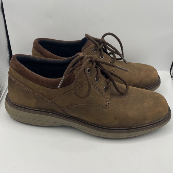 MERRELL Dark Earth lace-up comfort brown shoes men’s Size 8.5 main image 8